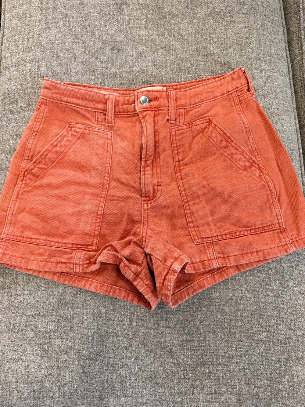 Universal Thread High-Rise Rusty Orange Utility Shorts